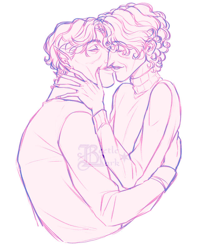 Hadrian+Ivan Kiss Sketch